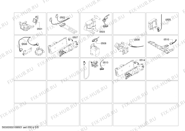 Схема №2 WIS28120FF Logixx 7 с изображением Бак для стиралки Bosch 00710534